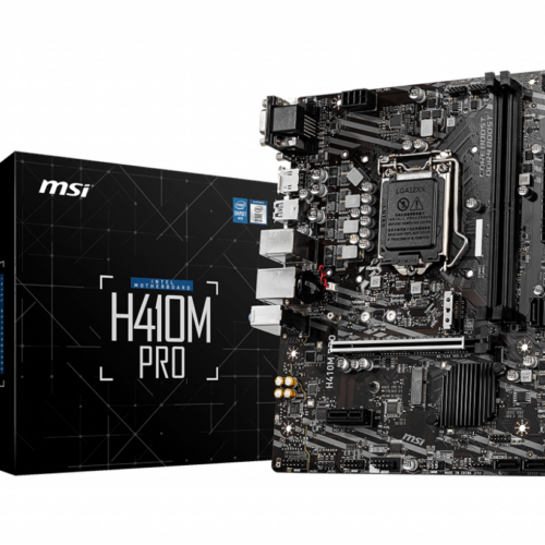 MAINBOARD MSI PRO H410M-B (LGA1200,DDR4x2, M2, DVI, HDMI)