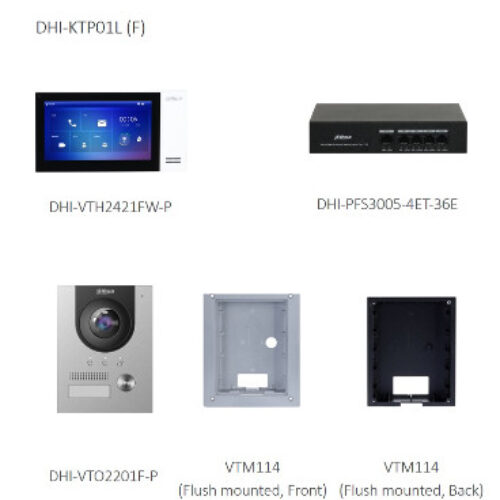 BỘ KIT CHUÔNG HÌNH CHUÔNG CỬA IP DAHUA DHI-KTP01L(F)