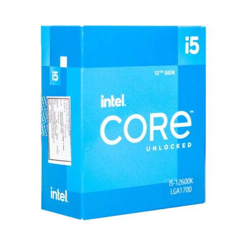 CPU Intel Core i5-12600K (3.7GHz turbo up to 4.9Ghz, 10 nhân 16 luồng, 20MB Cache, 125W) – Socket Intel LGA 1700/Alder Lake)