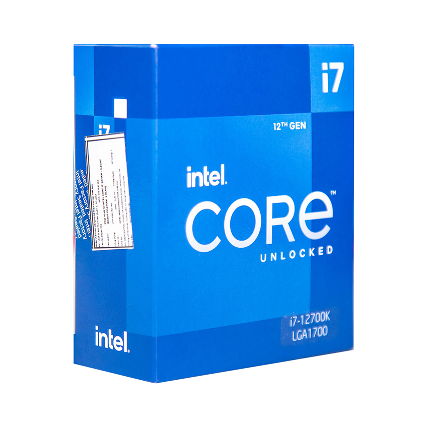 CPU Intel Core i7-12700K (3.8GHz turbo up to 5.0Ghz, 12 nhân 20 luồng, 25MB Cache, 125W) - Socket Intel LGA 1700/Alder Lake) CPU Intel Core i7-12700K (3.8GHz turbo up to 5.0Ghz, 12 nhân 20 luồng, 25MB Cache, 125W) - Socket Intel LGA 1700/Alder Lake)