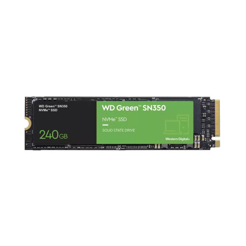 Ổ cứng SSD WD SN350 Green 240GB M.2 2280 PCIe NVMe 3×4 (Đọc 2400MB/s – Ghi 900MB/s)-(WDS240G2G0C)