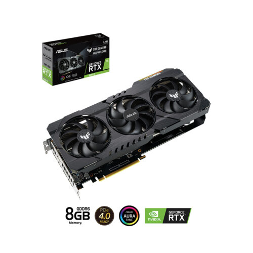 Card màn hình Asus TUF RTX3060 Ti-O8GD6X-GAMING
