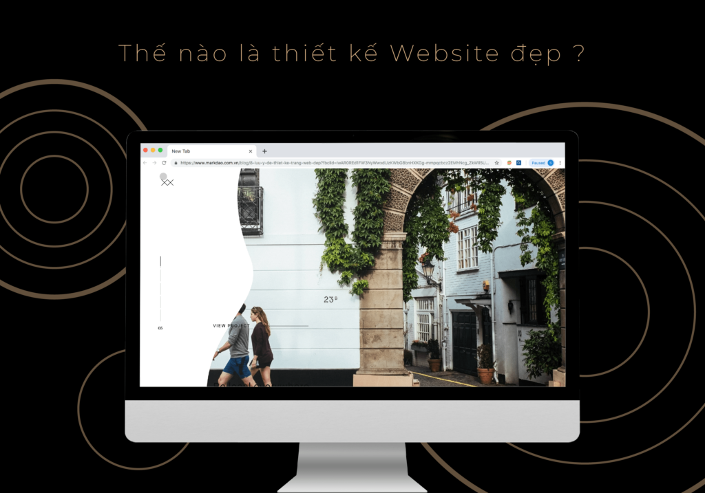 thiết kế trang web đẹp