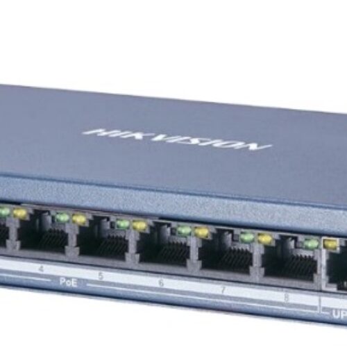 Switch mạng 8 cổng PoE 100M, 1 cổng uplink 10/100M , Layer 2 Hikvision DS-3E0109P-E/M(B)