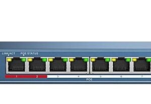 Switch mạng 8 cổng PoE 100M, 1 cổng uplink 10/100M , Layer 2 Hikvision DS-3E0109P-E(C)