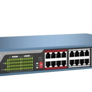 Switch mạng 24 cổng PoE 100M, 2 cổng uplink 10/100/1000M , Layer 2 Hikvision DS-3E0326P-E(B)