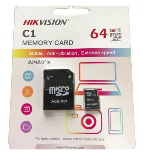 Thẻ nhớ chuyên dụng 64GB cho camera Hikvision HS-TF-C1