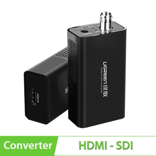 Bộ chuyển đổi HDMI to SDI cho camera hỗ trợ 1080p chính hãng Ugreen 40966 cao cấp