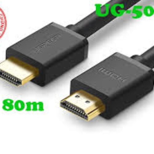 Cáp HDMI 1.4 dài 80M hỗ trợ Ethernet + 4k 2k HDMI chính hãng Ugreen 50409 (Chip Khuếch Đại)