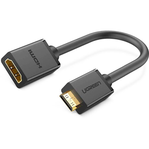 Cáp chuyển đổi Mini HDMI to HDMI 20cm chính hãng Ugreen 20137