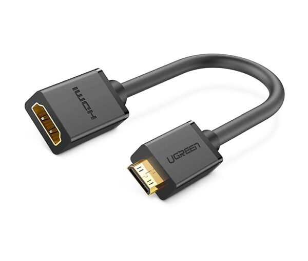 Cáp chuyển đổi Mini HDMI to HDMI 20cm chính hãng Ugreen 20137