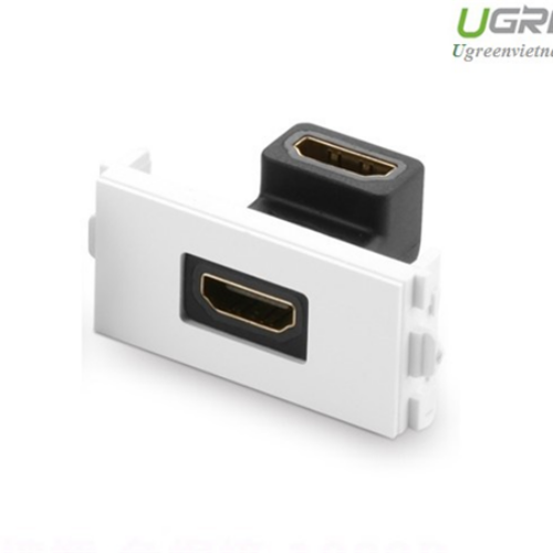 Đế HDMI âm tường bẻ góc 90 độ Ugreen 20318