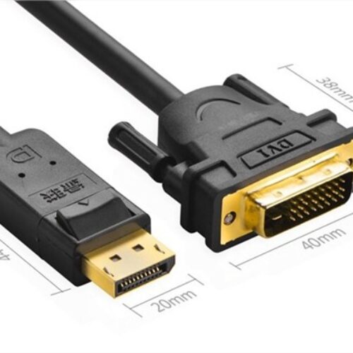 Cáp chuyển đổi Displayport sang DVI 24+1 dài 1M Ugreen 10242 chính hãng