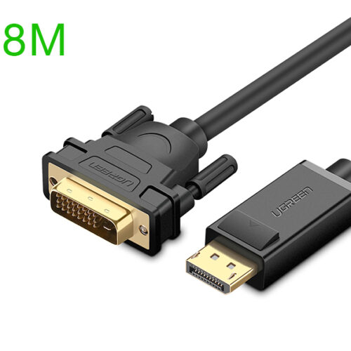 Cáp Displayport to DVI 24+1 dài 8m chính hãng Ugreen 10224