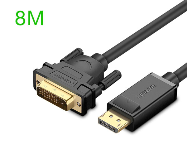 Cáp Displayport to DVI 24+1 dài 8m chính hãng Ugreen 10224