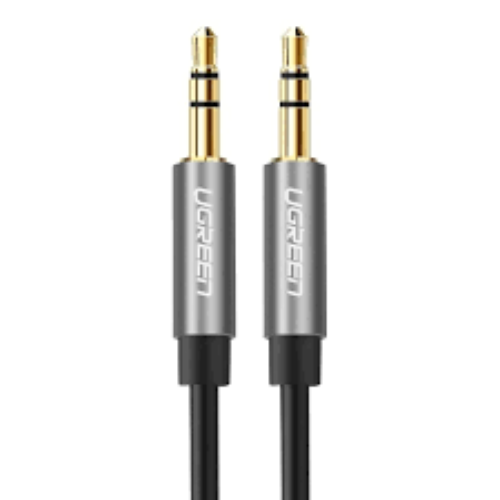 Cáp Audio 3.5mm dây tròn 1M Chính hãng Ugreen UG-10733 mạ vàng 24K