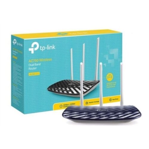 Bộ phát Wifi Router Băng tần kép Wi-Fi AC750 – Archer C20 TPLINK