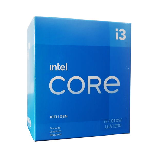 CPU Intel Core i3-10105F (6M Cache, 3.70 GHz up to 4.40 GHz, 4C8T, Socket 1200)