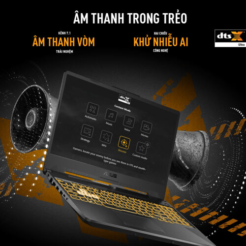 Laptop Asus TUF Gaming A15 FA506QM-HN016T (Ryzen 7-5800H | 16GB | 512GB | RTX 3060 6GB | 15.6 inch FHD | Win 10 | Eclipse Gray)