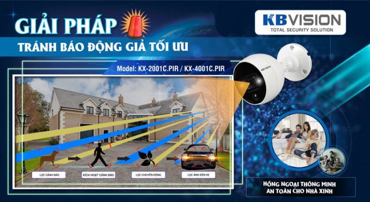 ỨNG DỤNG CÔNG NGHỆ CẢM BIẾN THÔNG MINH PIR TRONG CAMERA KBVISION