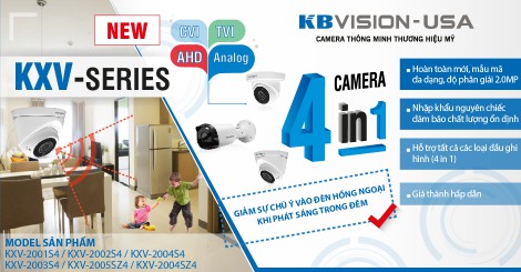 KXV – Series: Camera nhìn ngày đêm cực tốt